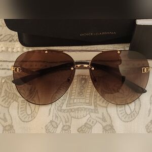 Dolce and Gabbana Women's Sunglasses DG2272  Brown Gradient